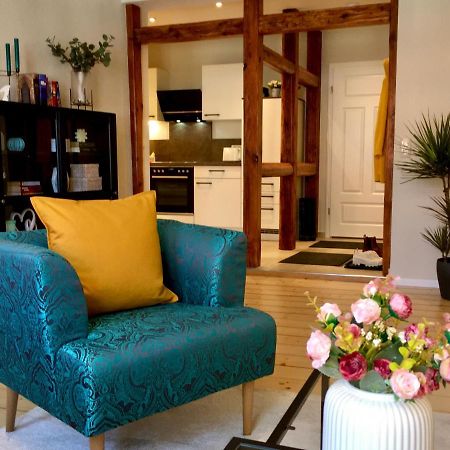 Schoene Ferienwohnung Am Mathildenbrunnen เควดลินบวร์ก ภายนอก รูปภาพ