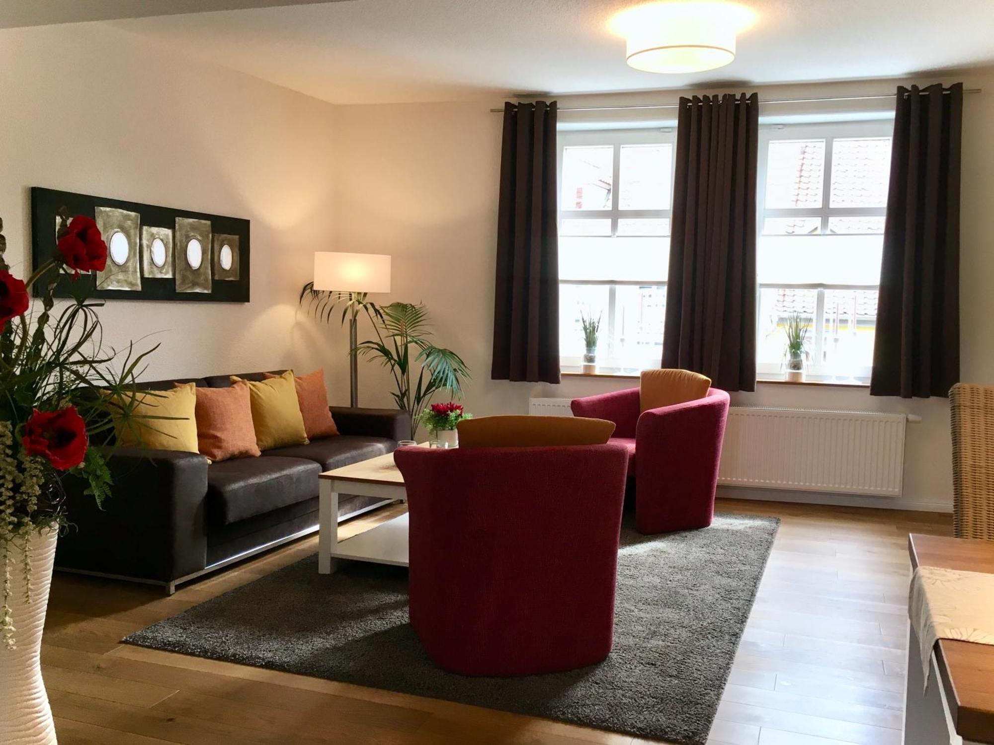 Schoene Ferienwohnung Am Mathildenbrunnen เควดลินบวร์ก ห้อง รูปภาพ